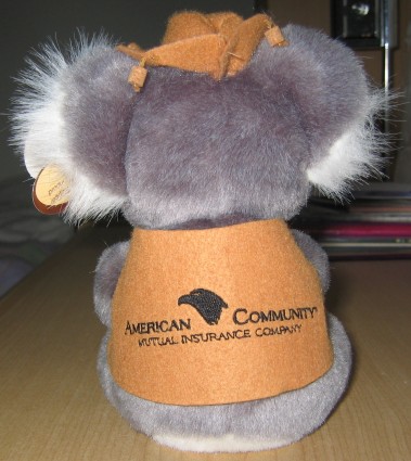 corporate koala toy with waltzing matilda song