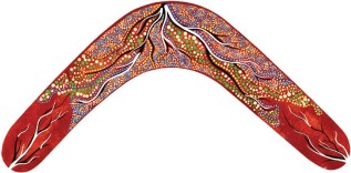 Aboriginal boomerang picture 2