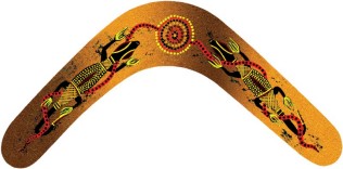 Aboriginal boomerang image 7