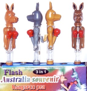 Boxing kangaroo pens are pens with good fighting, but limited writing ability