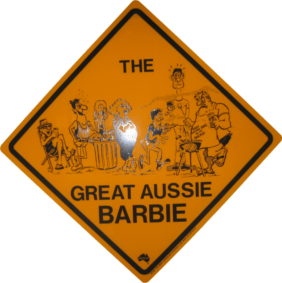 barbie road sign