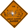 road sign - Aussie barbie