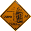 Corporate road sign - dunny
