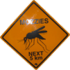 road sign - mozzies