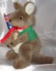 7-inch kangaroo with flag