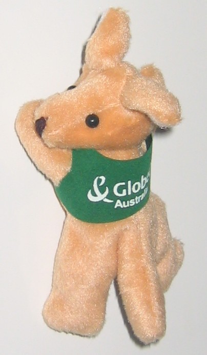 corporate kangaroo toy - fridge magnet