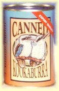 Canned kookaburra toy